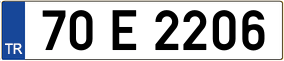 Truck License Plate
